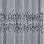 Perdea Albă cu motive decorative brodate - imagine 2