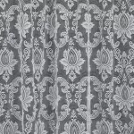 Perdea albă cu broderie superbă pentru un decor minunat - imagine 2