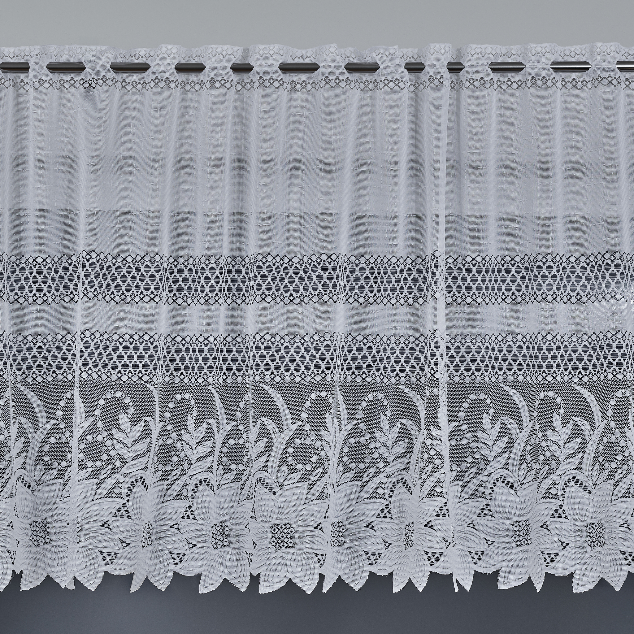 1 WEB Perdea Albă-Înălțime 80 cm - imagine 1