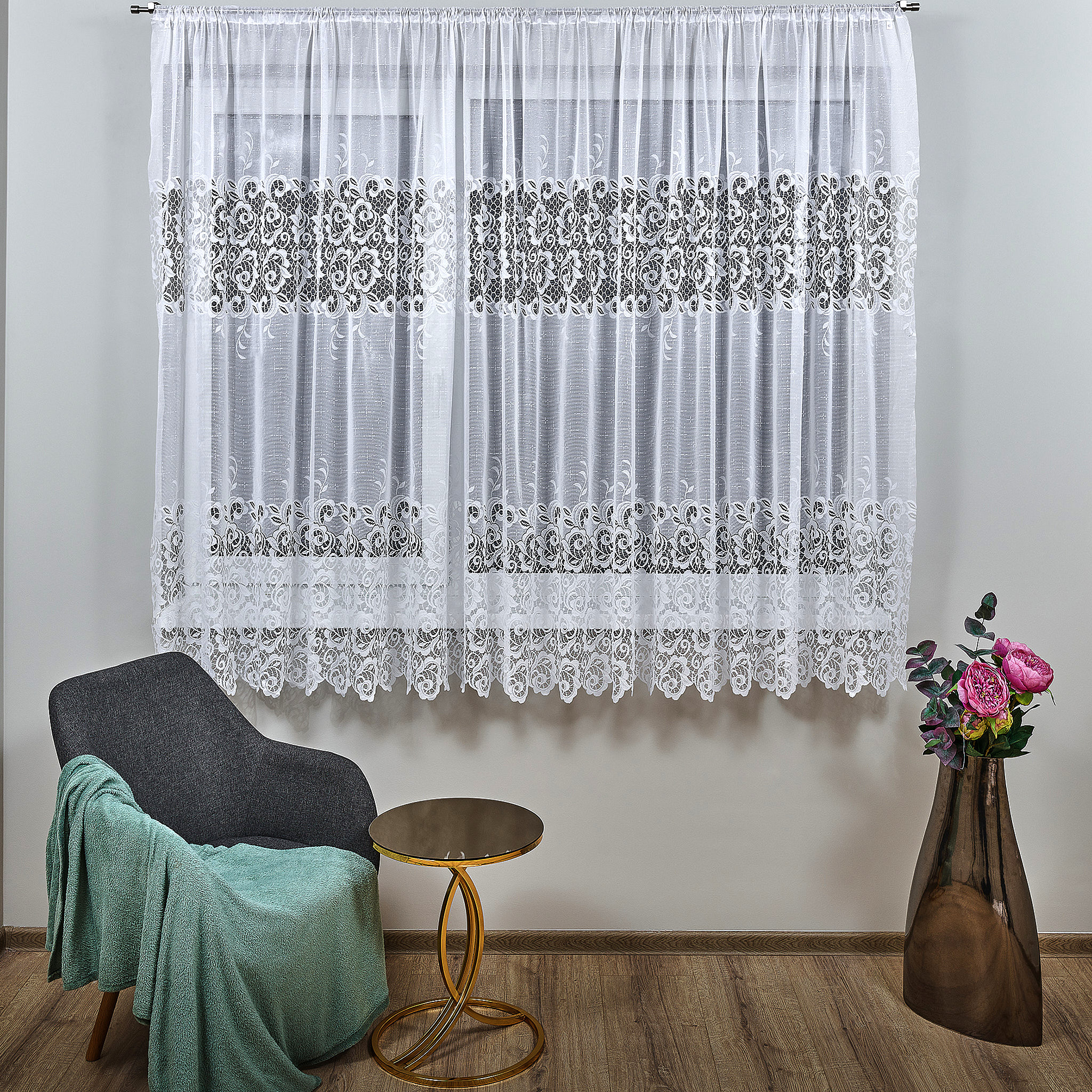 51199-1.8N_2 Perdea Albă – Detalii Subtile pentru Decorul Tău - imagine 1